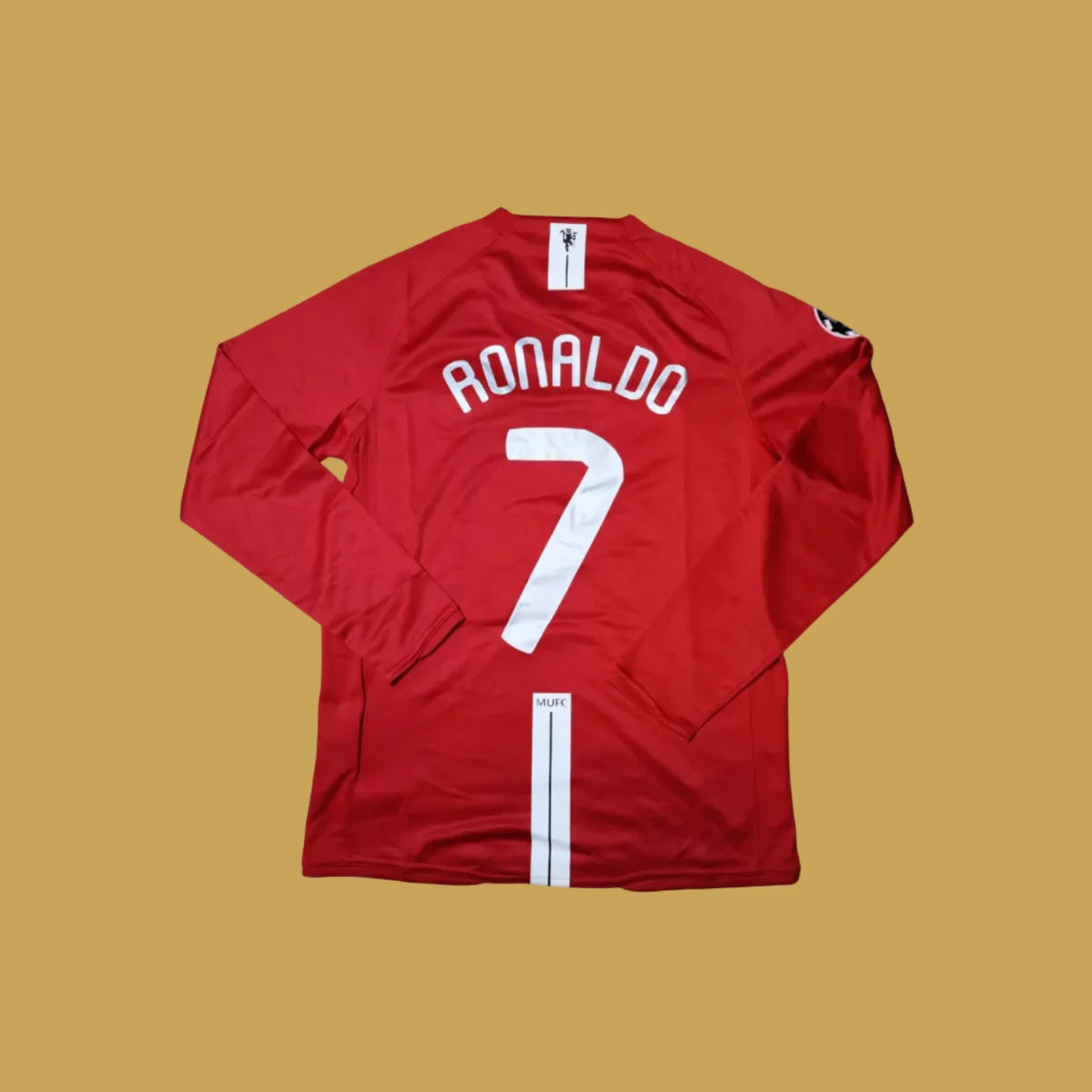 Manchester United Ronaldo 2008 Manga Larga (RETRO)