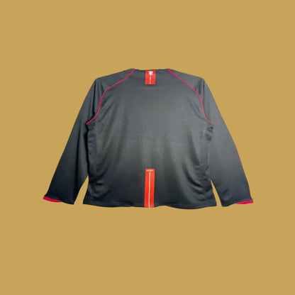 Manchester United Negra Manga Larga - 07/08 (RETRO)